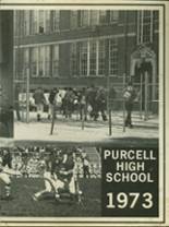Purcell High School 1973 yearbook cover photo