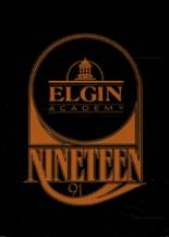 Elgin Academy 1991 yearbook cover photo