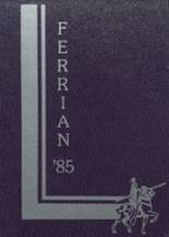 Martins Ferry High School 1985 yearbook cover photo