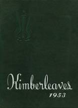 1953 Montclair Kimberley Academy Yearbook from Montclair, New Jersey cover image