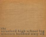 Stratford High School 1966 yearbook cover photo