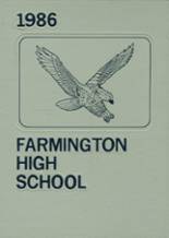 Farmington High School 1986 yearbook cover photo