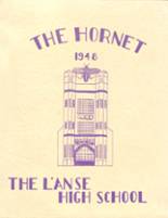 L'Anse High School 1948 yearbook cover photo