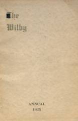 Wilby High School 1925 yearbook cover photo