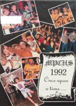 Mt. Pleasant High School 1992 yearbook cover photo