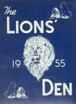 Leeds High School 1955 yearbook cover photo
