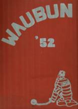 Waubun-Ogema-White Earth High School 1952 yearbook cover photo