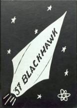Bloomer High School 1957 yearbook cover photo
