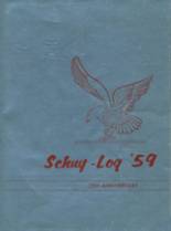 Schuyler High School 1959 yearbook cover photo