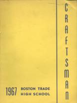 Boston Trade High School 1967 yearbook cover photo