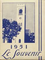 St. Xavier School 1951 yearbook cover photo