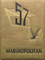 Marsh Valley High School 1957 yearbook cover photo