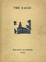 Wilton Academy 1934 yearbook cover photo