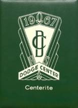 Dodge Center High School 1967 yearbook cover photo