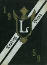 Laingsburg High School 1959 yearbook cover photo