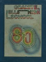 Granite Hills High School 1980 yearbook cover photo