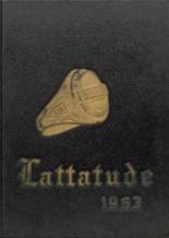 Latta High School 1963 yearbook cover photo