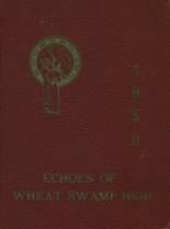 Wheat Swamp High School 1950 yearbook cover photo