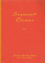 Seymour Christian School 1957 yearbook cover photo
