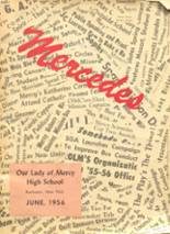 Our Lady of Mercy High School 1956 yearbook cover photo