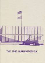 Burlington High School 1982 yearbook cover photo