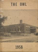 Ninnekah High School 1958 yearbook cover photo