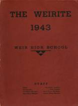 Weir High School 1943 yearbook cover photo