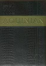 Aquinas College High School 1945 yearbook cover photo