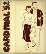 Whittier High School 1952 yearbook cover photo