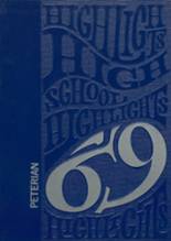 St. Peter High School 1969 yearbook cover photo