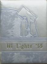 Hadley-Luzerne High School 1955 yearbook cover photo