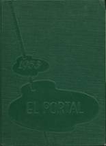 Portales High School 1953 yearbook cover photo