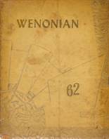 Wenonah High School 1962 yearbook cover photo