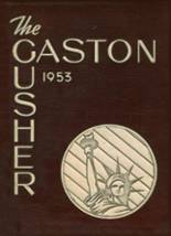 Gaston High School 1953 yearbook cover photo