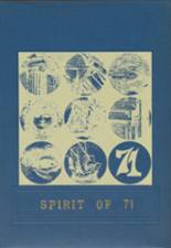 Brookville High School 1971 yearbook cover photo