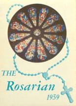 Most Holy Rosary High School 1959 yearbook cover photo