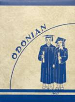 Odon High School 1957 yearbook cover photo