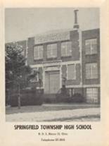 1950 Springfield High School Yearbook from Akron, Ohio cover image