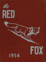Foxboro High School 1954 yearbook cover photo