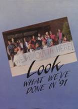 Welch High School 1991 yearbook cover photo