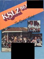 San Lorenzo High School 1986 yearbook cover photo