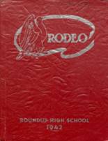 Roundup High School 1942 yearbook cover photo