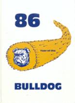 Pollock High School 1986 yearbook cover photo
