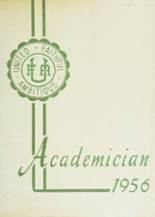 Utica Free Academy 1956 yearbook cover photo