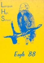 Lenapah High School 1988 yearbook cover photo