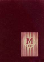 Moline High School 1937 yearbook cover photo