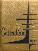 Cascade High School 1958 yearbook cover photo