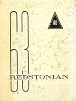 Redstone Township High School 1963 yearbook cover photo