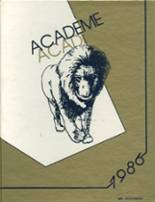 Academy High School 1986 yearbook cover photo