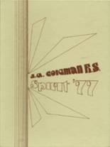John A. Coleman School 1977 yearbook cover photo